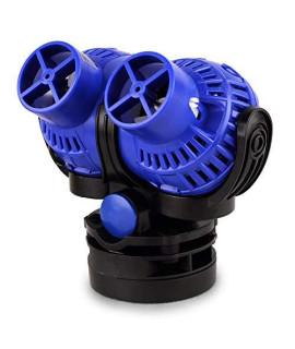 FREESEA Aquarium Circulation Pump Wave Maker Power Head with magnetic mount Suction (1600 GPH, Blue)