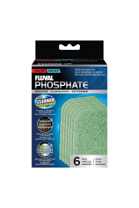 Fluval 307/407 Phosphate Remover Pad, Replacement Aquarium Canister Filter Media, 6-Pack, for All Breed Sizes