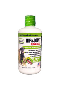 Liquid-Vet by cOOL PET Holistics Dog Hip Joint Advanced Supplement (Pot Roast, 32 oz)