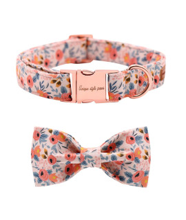 Unique style paws Dog Collar Bow tie Collar Adjustable Collars for Dogs and Cats Small Medium Large