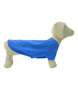 Lovelonglong 2019 Pet clothing Dog costumes Dachshund clothes Blank T-Shirt Tee Shirts for Dachshund Dogs,corgi 100 cotton Blue D-XL