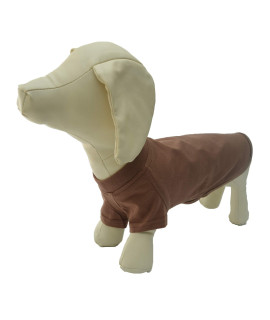 Lovelonglong 2019 Pet clothing Dog costumes Dachshund clothes Blank T-Shirt Tee Shirts for Dachshund Dogs,corgi 100 cotton coffee D-S