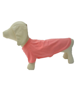 Lovelonglong 2019 Pet clothing Dog costumes Dachshund clothes Blank T-Shirt Tee Shirts for Dachshund Dogs,corgi 100 cotton Lotuspink D-L