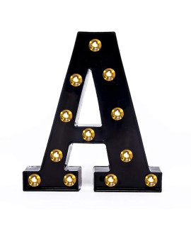 Foaky Black LED Marquee Number Lights Sign Light Up Marquee Number Lights Sign for Night Light Wedding Birthday Party Battery Powered christmas Lamp Home Bar Decoration