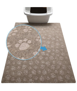 Drymate Premium Cat Litter Trapping Mat, (Debossed Paw Ridged Design), Traps Litter & Mess from Box, Soft on Kitty Paws -Absorbent/Waterproof/Urine-Proof- Machine Washable, Durable, (USA Made)