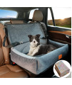 Dog Car Seat for Large Dogs,Car Seat 2 Small Dogs,Dog Car Back Seats Travel Bed Dog Seat,Comfortable and Safe;Multipurpose Design-can be Converted into a Dog Bed or a Dog Sofa Cushion;With Dog Blanket