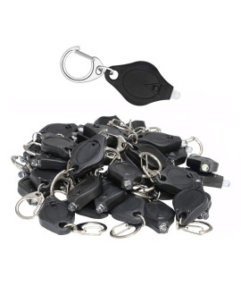 50 Packs Mini Keychain Flashlight Mini LED Light Keychain,Dog Light, Dog Collar Light,pet light,white light