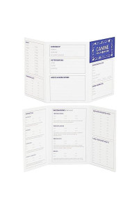 Juvale 24 Pack Puppy Vaccination Record Card, Dog Vaccine and Canine Health Record Booklets (5x3.5 in)