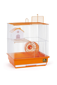 Prevue Pet Products Two Story Hamster Cage - Orange