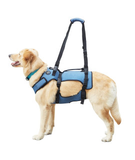 coodeo Dog Lift Harness, Support & Recovery Sling, Pet Rehabilitation Lifts Vest Adjustable Breathable Straps for Old, Disabled, Joint Injuries, Arthritis, Paralysis Dogs Walk (Medium)