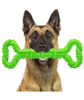 Pelwope Dog Toys for Aggressive Chewers, Durable Dog Chew Toys for Small Meduium Large Dogs Breed, Super Chewer Dog Toys for Boredom and Stimulating - Green