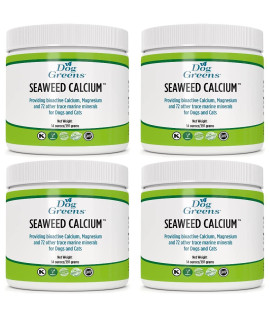 Seaweed calcium Mineral Supplement for Dogs and cats 14 oz, Formerly Natures Best Seaweed calcium, Higher Quality Than Bone Meal Powder or Egg Shell Powder, calcium is Essential for Animals (4 Pack)