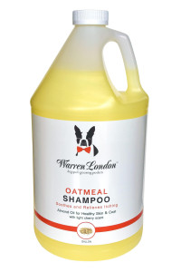 Warren London Oatmeal Dog Shampoo for Sensitive Dry Itchy Skin Relief w/Vitamins Made USA- 1gal