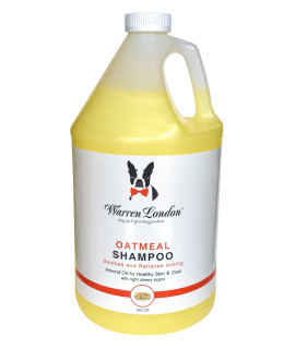 Warren London Oatmeal Dog Shampoo for Sensitive Dry Itchy Skin Relief w/Vitamins Made USA- 1gal