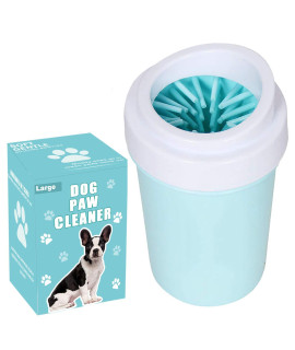 Dog Paw Cleaner for Dogs Large/Petite Paw Washer Easy to Use & Clean Portable Dog Paw Cleaner Cup Dog Foot Washer with Silicone Washers Nice Packing,as Gift