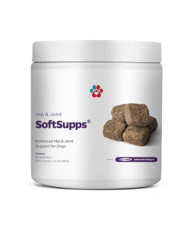 Pet Parents Hip & Joint SoftSupps - Joint Support Supplement for Dogs with Green Lipped Mussel, Eggshell Membrane, & Glucosamine for Dogs for Dog Joint Pain Relief - 90ct Hip and Joint Chews for Dogs