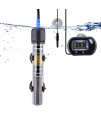 FREESEA 25 Watt Aquarium Betta Fish Tank Heater with Aquarium Submersible Thermometer
