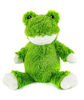 giftable World Metropawlin Pet Plush Pet Toy cuddly Frog with Squeaker Dog chew Toy
