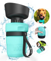Portable Dog Water Bottle, Upgraded 2 in 1 Dog Travel Water Bottle and Bowl, Lightweight Dog Water Dispenser for Pet Outdoor Travel Walking Drinking Bottle