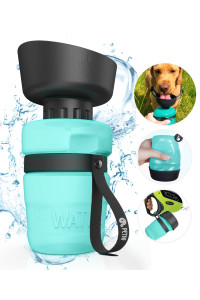 Portable Dog Water Bottle, Upgraded 2 in 1 Dog Travel Water Bottle and Bowl, Lightweight Dog Water Dispenser for Pet Outdoor Travel Walking Drinking Bottle