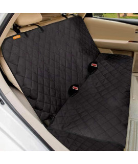 Dog Car Seat Cover Protector for Back Seat -Waterproof Rear Seat Cover for Kids Pets, Compatible Backseat for Middle Seat Belt and Armrest Fits Most Vehicles