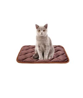 furrybaby Dog Bed Mat Soft Crate Mat with Anti-Slip Bottom Machine Washable Pet Mattress for Dog Sleeping (XS 22x13'', Dark Brown Mat)