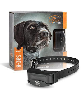 SportDOG Brand NoBark 8 Collar - Easy-to-Use Bark Control Collar - Waterproof and Submersible - No Programming Required