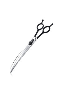 TIJERAS 8.0?rofessional Dog Grooming Scissors Left&Right Handed Shears for Large Dog Pet Grooming Shears Curved Scissors for Limbs and Body Grooming for Pet Groomer or Home Use