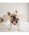 Babyltrl Small Pink Dog Harness No Pull Adjustable Pet Reflective Oxford Soft Vest