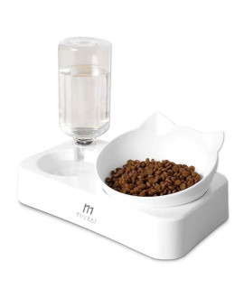 Marchul cat gravity Tilted Water and Food Bowl Set For cat And Dog