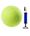 CNMGBB 9.5 Oversize Giant Tennis Ball for Children Adult Pet Fun (Giant 9.5 Tennis and Portable Air Pump)