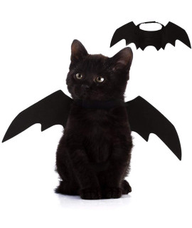 Pet Cat Bat Wings for Halloween, Cosplay Bat Wing Costume Decoration for Puppy Dog Cat