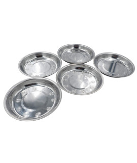 Forest Guys Dog Bowls Cat Bowls (Stainless Steel Bowls, Dish 5-Pack)