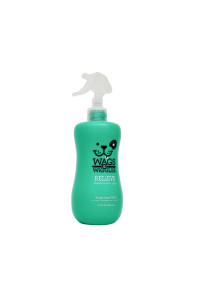 Wags & Wiggles Relieve Anti-Itch Spray for Dogs Waterless Dry Shampoo for Dogs With Dry, Itchy, Or Sensitive Skin Kiwi Scent Your Dog Will Love, 12 Ounces, Anti-Itch Spray - Kiwi