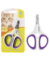OneCut Pet Nail Clippers, Update Version Cat & Kitten Claw Nail Clippers for Trimming, Professional Pet Nail Clippers Best for a Cat, Puppy,Rabbit, Kitten & Small Dog,Sharp & Safe (Purple)