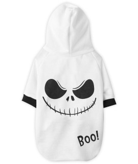 Coomour Dog Halloween Hoodies Pet Cute Ghost Costume Outfit for Dogs Cats Puppy T-Shirt Clothes (S)