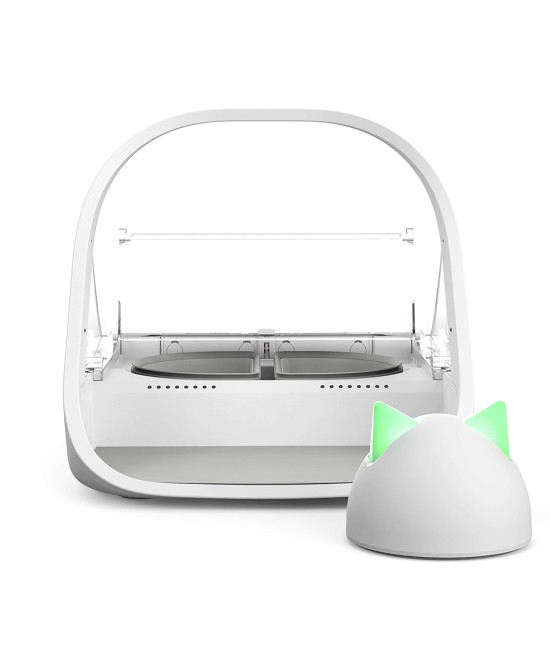 Sure Petcare - SureFeed Microchip Pet Feeder Connect with Hub - WiFi Link and App Controlled, White (4 x C Batteries Required)