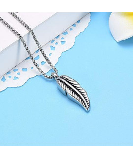 Urns Ashes Funeral The Feather cremation Urn Necklace for Ashes Jewelry Stainless Steel Pat Memorial Pendant - Memory House Pet Memorial Dog cat Urn (Main Stone color : 20 pcs Pendant only)