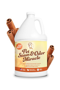 Sunny & Honey Pet Stain & Odor Miracle - Enzyme Cleaner for Dog and Cat Urine, Feces, Vomit, Drool (Fall Spice Scent, 1 Gallon)