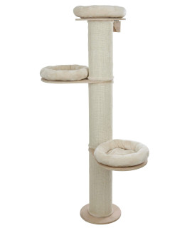 Kerbl Maxi-Pet Dolomite Tower 81638 Cat Scratching Post Diameter 38 cm Height 187 cm Beige