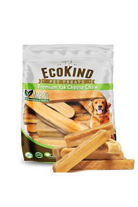 Ecokind Himalayan Dog Chews, Healthy Dog Treats, Odorless Dog Chews, Rawhide Free, Long Lasting Dog Bones for Aggressive Chewers, Indoors & Outdoor Use, Made in The Himalayans, Large (Pack of 8)