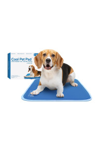 The Green Pet Shop Dog Cooling Mat, Small - Pressure Activated for Dogs and Cats, Sized Pets (9-20 Lb.) Non-Toxic Gel, No Water Needed This Cool Pad
