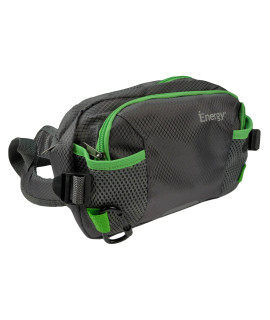 iEnergy?PAT Waist Belt for Dog Owners - Durable bumbag for Dog Walking (Green)