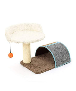 XM-kennel comfortable New Small cat climbing Frame cat Scratch Board Sisal column cat Toy Multifunctional combination creative cat Litter Soft