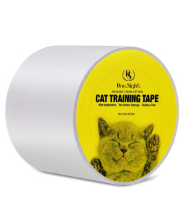 One Sight Cat Training Tape, Double Sided Cat Tape for Furniture, Cat Scratch Furniture Protector 4 In x 30 Yards Cat Scratch Deterrent for Furniture Couch Protector
