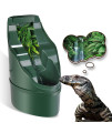 NEPTONION Reptile Chameleon Cantina Drinking Fountain Water dripper Comes with Feeding Tongs and Frosted Tweezer for Lizard Turtle Snake Spider Frog Gecko, Come with an Extra Pump for Replacement