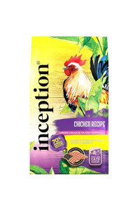 Inception Dry Cat Food Chicken Recipe - Complete and Balanced Cat Food - Meat First Legume Free Dry Cat Food - 13.5 lb. Bag