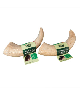 Water Buffalo Horn core-Horn Inner Part-100% Natural High Protein Long-Lasting grain-Free gluten-Free Low-Fat Dog Dental Treats & chews-2 cOUNT-10 oz (D0102H7FYAX)