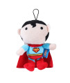 DC Comics for Pets Superman Mini Plush Figure Dog Toy, Squeaky Plush Dog Toy for All Dogs, Soft and Adorable Toy for Dogs With Squeak Noise Maker, Cute Dog Accessories, Red, Small - 6