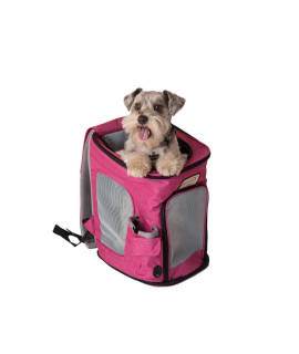 Armarkat Model PC301P Pawfect Pets Backpack Pet Carrier in Pink and Gray Combo